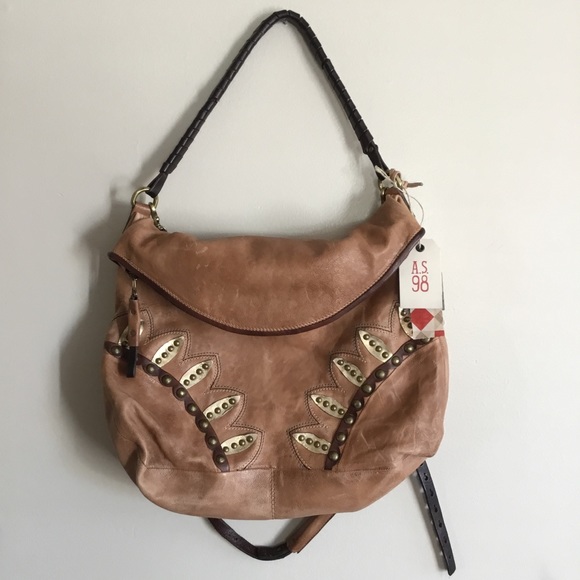 NWT A.S. 98 Odessia leather Bag - Picture 5 of 12